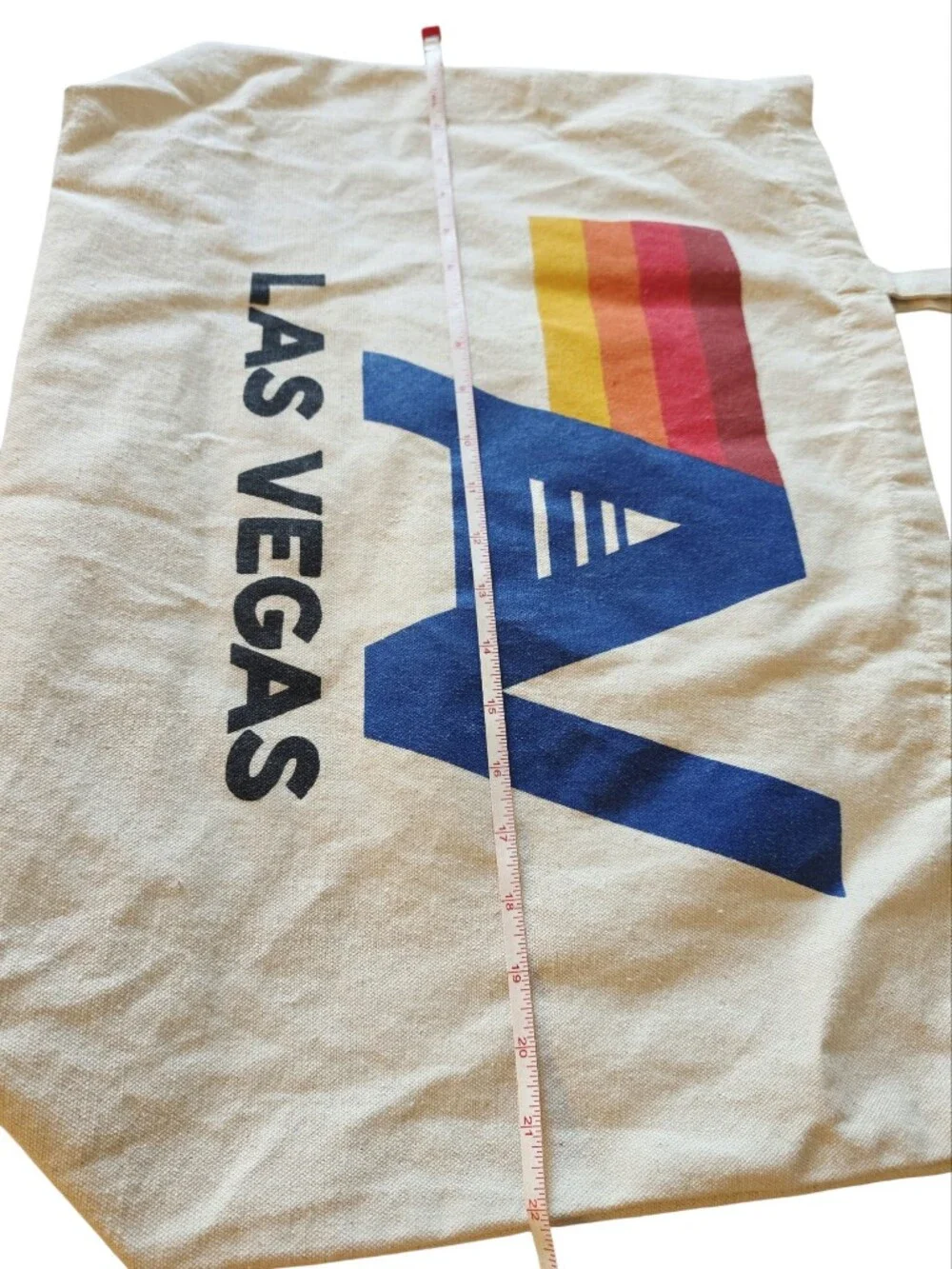 Aviator Nation Las Vegas Canvas Logo Tote Bag